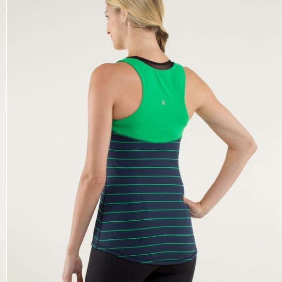 Lululemon Run First Base Green Blue Athletic Tank - Picture 2 of 8
